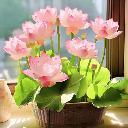 🌺 GFOUK™ The Sacred Bonsai Bowl Lotus Flower🌸