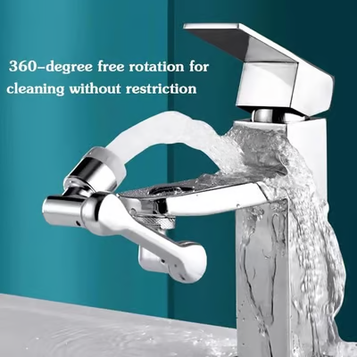 🔥🔥Last Day Promotion 50% OFF🔥👍Rotating 1080° robotic arm faucet (universal model)--👩‍👩‍👧‍👧The direction and water flow rate can be freely adjusted