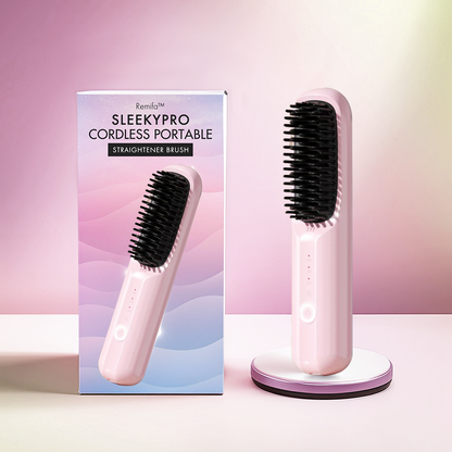 Remifa™︎ SleekyPro Cordless Portable Straightener Brush